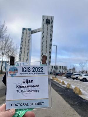 Vor dem Konferenzort, dem Bella Center Kopenhagen